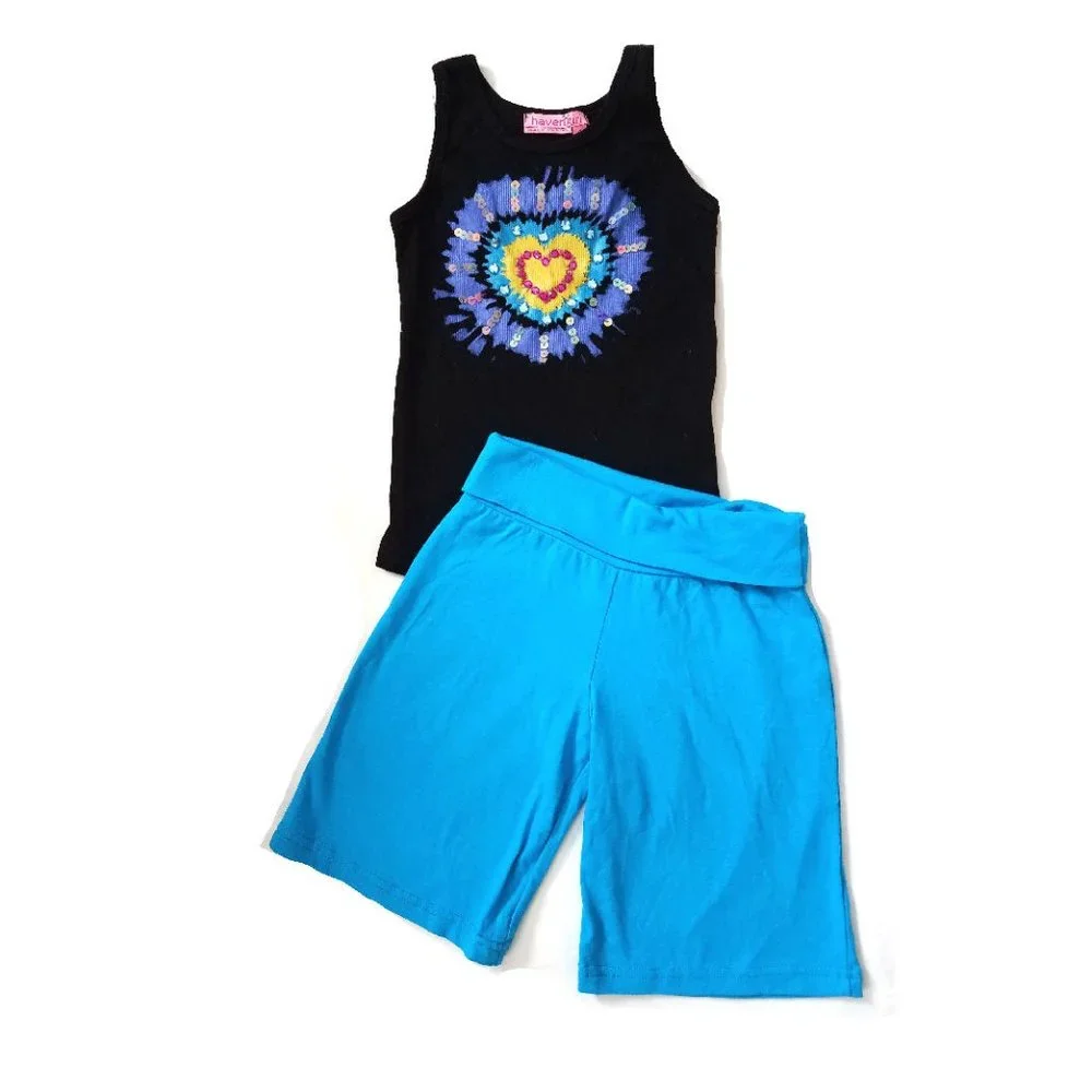 NEW Haven Girl 2pc Super Cute‎ Top & Shorts Set 4